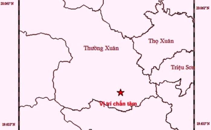 Động đất 3.0 richter tại huyện biên giới Thanh Hóa - Ảnh 1.