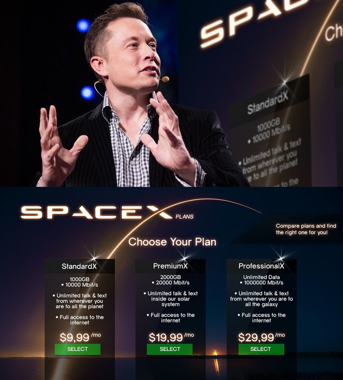 Elon Musk bán gói cước internet từ vũ trụ chỉ là… tin đồn? - Ảnh 1.