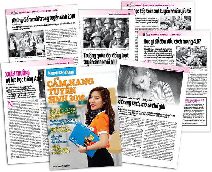 Cẩm nang Tuyển sinh 2018 của báo Người Lao Động đến tay độc giả - Ảnh 5.