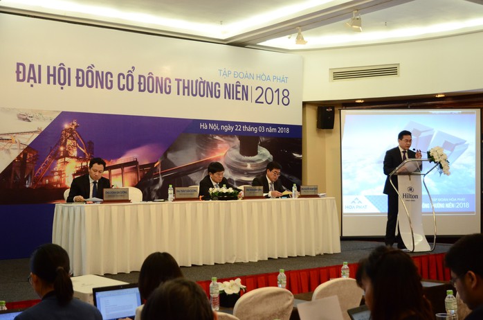 Hòa Phát đặt mục tiêu doanh thu 55.000 tỉ đồng cho năm 2018 - Ảnh 1.