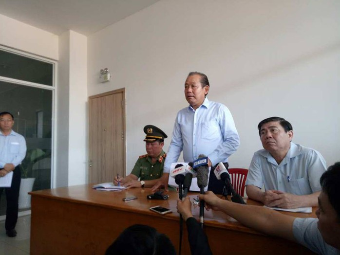 Phó Thủ tướng Trương Hòa Bình: Khẩn trương làm rõ vụ cháy chung cư Carina - Ảnh 1.