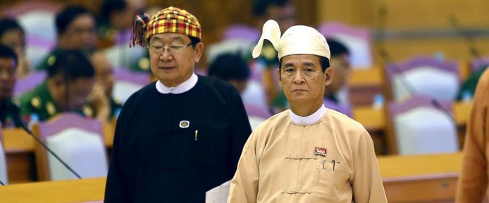 Tân tổng thống Myanmar là người nhà của bà Suu Kyi - Ảnh 1.