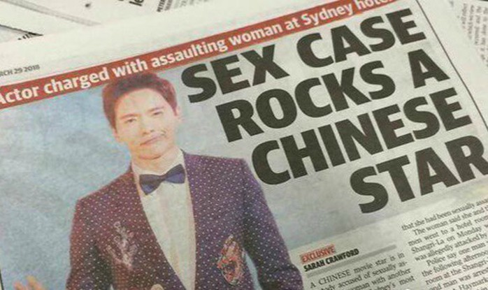 Sao Trung Quốc bị bắt ở Úc vì bị cáo buộc cưỡng dâm - Ảnh 1.