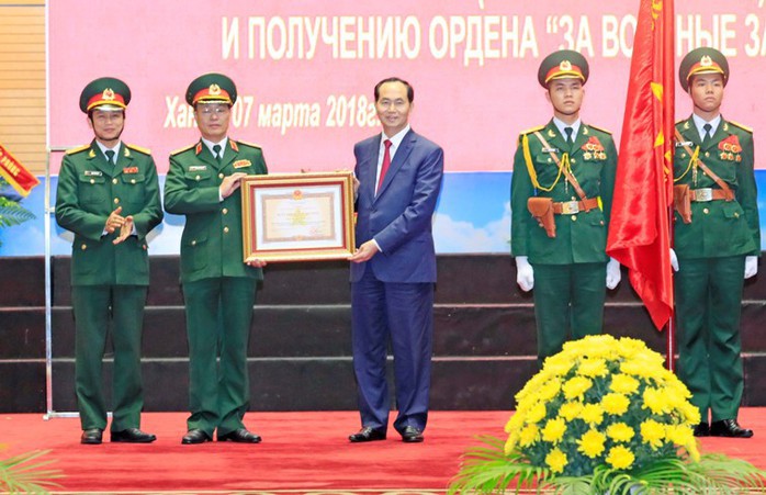 Chủ tịch nước trao Huân chương Quân công cho Trung tâm Nhiệt đới Việt - Nga - Ảnh 1.
