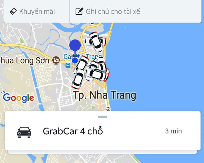 Grabcar gây sóng gió ở Nha Trang - Ảnh 1.