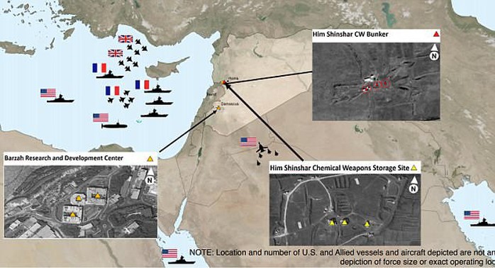 Vụ Mỹ và đồng minh không kích: Syria bắn 40 tên lửa nhưng 38 quả không trúng? - Ảnh 4.