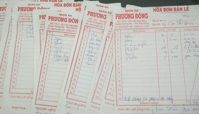 10 cơ quan nhà nước ở Đắk Nông ăn nhậu không trả tiền - Ảnh 2.