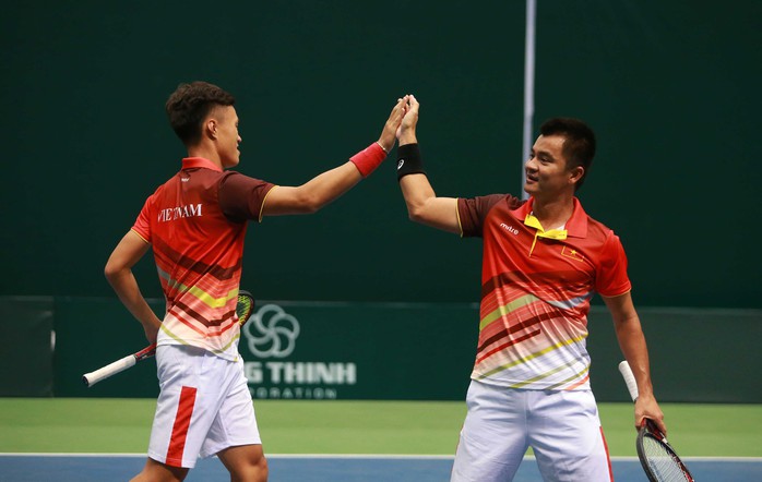 Việt Nam đánh bại Cambodia, giành vé vào vòng 2 Davis Cup 2018 - Ảnh 3.