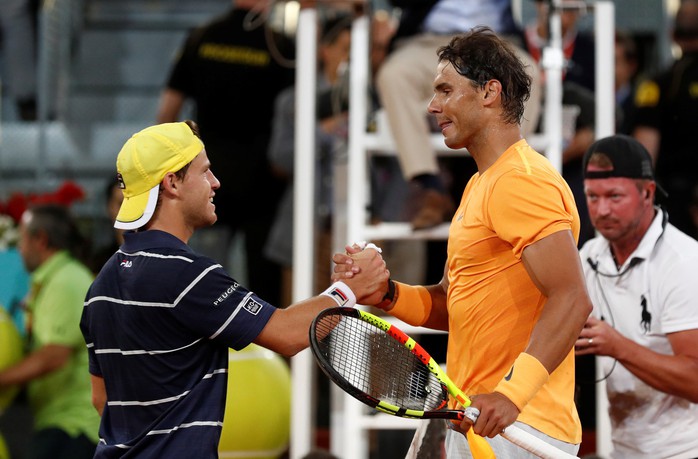Vào tứ kết Madrid Open, Nadal phá thêm 1 kỷ lục  - Ảnh 1.