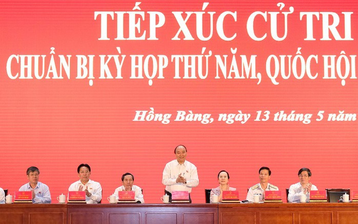 Cử tri nêu vụ Thủ Thiêm tại buổi Thủ tướng tiếp xúc cử tri - Ảnh 2.