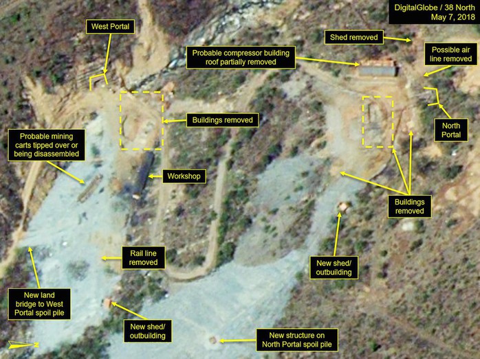 Triều Tiên phá hủy bãi thử hạt nhân quy mô lớn - Ảnh 2.