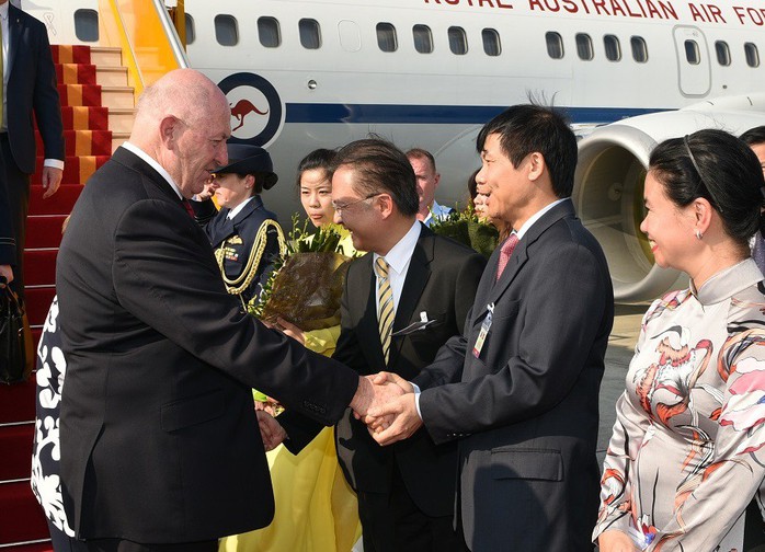 Cận cảnh lễ đón Toàn quyền Úc thăm Việt Nam - Ảnh 4.