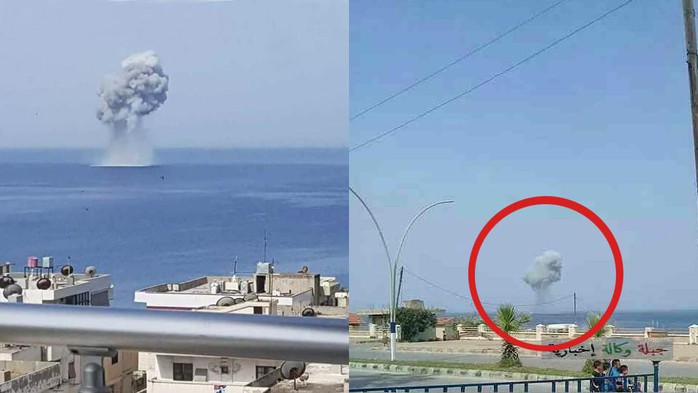 Chim bay vào động cơ, tiêm kích Nga rơi xuống Địa Trung Hải gần Syria - Ảnh 2.
