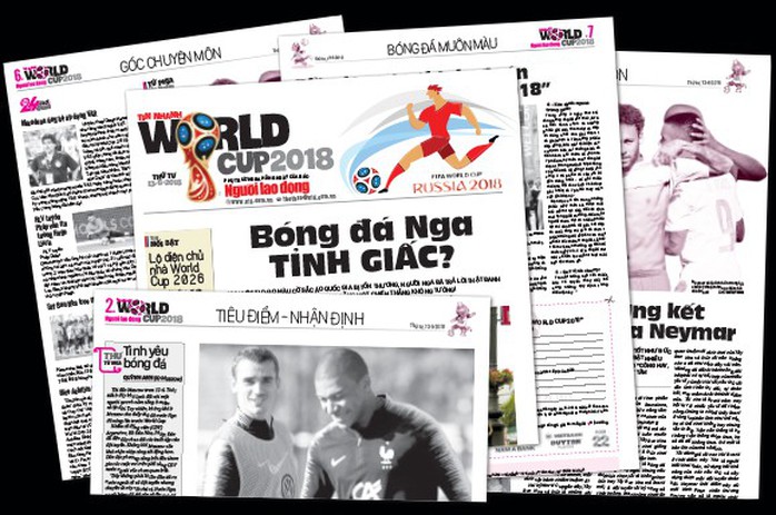 Hôm nay, phát hành Tin nhanh World Cup 2018 - Ảnh 1.