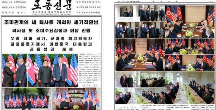 Truyền thông Triều Tiên tung hô Thượng đỉnh Mỹ - Triều - Ảnh 1.