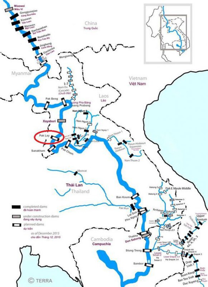 Lào thông báo kế hoạch xây dựng đập thủy điện thứ 4 trên dòng chính sông Mê Kông - Ảnh 1.