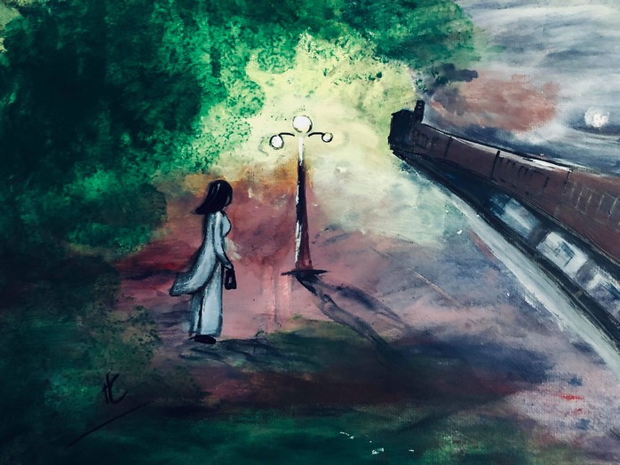 Đợi t&agrave;u - Ảnh 1.