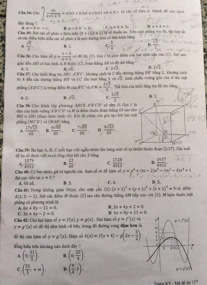 Thí sinh khóc than đề thi Toán quá dài - Ảnh 4.