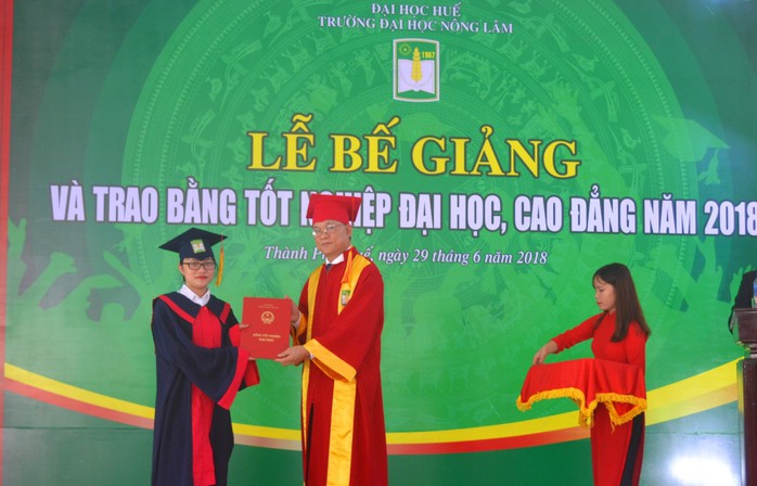 Gần 1.000 sinh viên Trường ĐH Nông lâm Huế được công nhận tốt nghiệp - Ảnh 1.