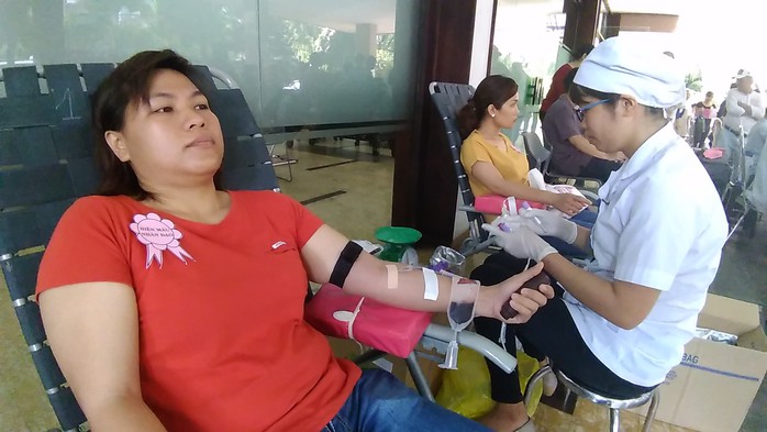 CNVC-LĐ Công ty CP Hóa-Dược phẩm Mekophar hiến máu tình nguyện - Ảnh 1.