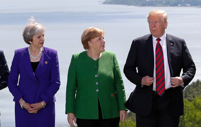 Ông Trump bị cô lập tại  hội nghị G7 - Ảnh 1.