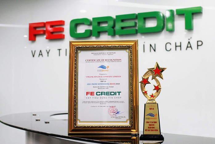 FE CREDIT đạt Top 10 Thương hiệu tiêu biểu hội nhập châu Á – Thái Bình Dương 2018 - Ảnh 1.