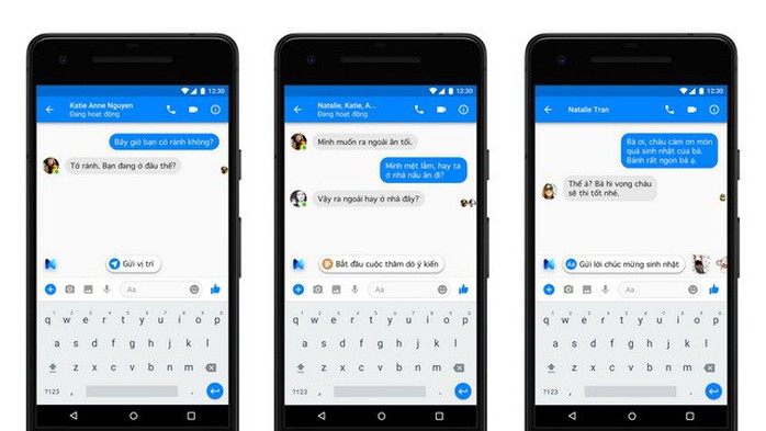 Chat trên Messenger Facebook có thêm tính năng gợi ý thông minh - Ảnh 1.