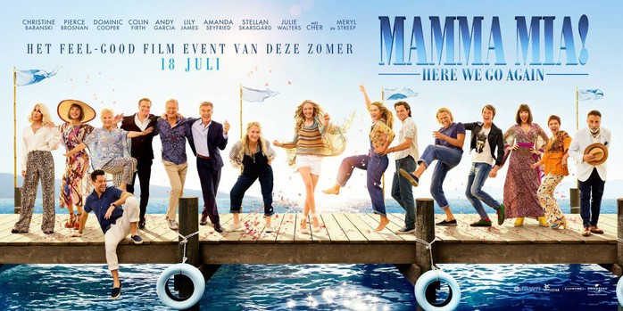 Ngưỡng mộ các siêu sao kỳ cựu trong Mamma Mia 2 - Ảnh 1.