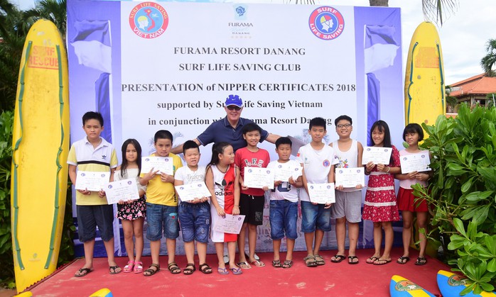 Trao bằng cứu hộ nhí Nippers 2018  tại Furama Resort Đà Nẵng - Ảnh 2.