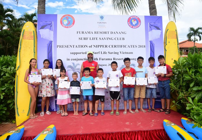 Trao bằng cứu hộ nhí Nippers 2018  tại Furama Resort Đà Nẵng - Ảnh 3.