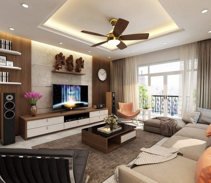 Mê mẩn với thiết kế căn hộ chung cư 80m2 - Ảnh 1. Mê mẩn với thiết kế căn hộ chung cư 80m2 - Ảnh 1.