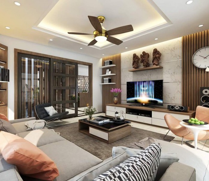 Mê mẩn với thiết kế căn hộ chung cư 80m2 - Ảnh 2. Mê mẩn với thiết kế căn hộ chung cư 80m2 - Ảnh 2.