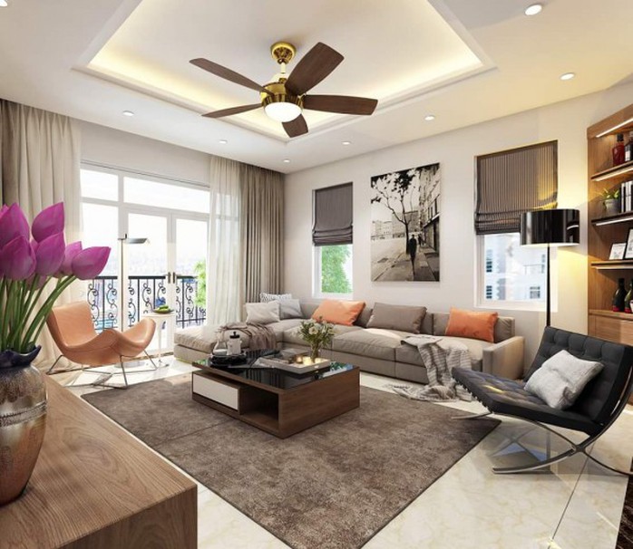 Mê mẩn với thiết kế căn hộ chung cư 80m2 - Ảnh 3. Mê mẩn với thiết kế căn hộ chung cư 80m2 - Ảnh 3.