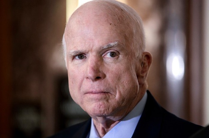 Thượng nghị sĩ McCain ngừng điều trị ung thư não - Ảnh 1.