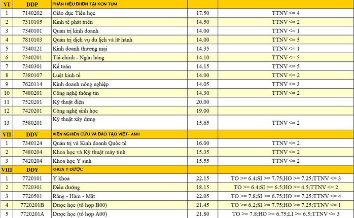 Xem điểm chuẩn của ĐH Đà Nẵng - Ảnh 8.