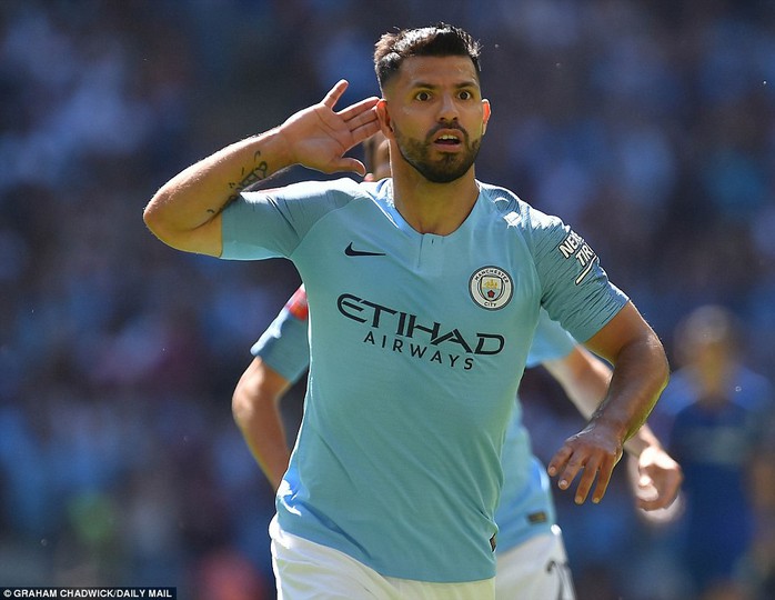 Aguero lập đại công, Man City đoạt Siêu cúp nước Anh - Ảnh 7.