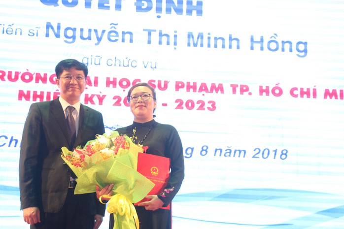 Trường ĐH Sư phạm TP HCM có nữ hiệu trưởng đầu tiên - Ảnh 1.