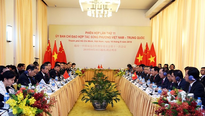 Ủy ban chỉ đạo hợp tác song phương Việt Nam - Trung Quốc họp tại TP HCM - Ảnh 1.