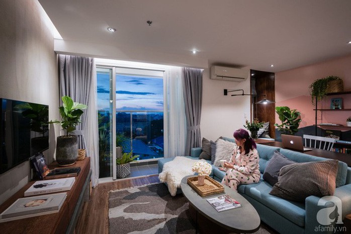 Thiết kế phòng khách thông minh cho căn hộ 60 m2 - Ảnh 1. Thiết kế phòng khách thông minh cho căn hộ 60 m2 - Ảnh 1.