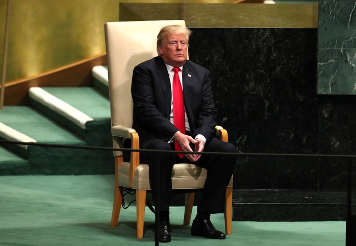 Ông Trump phát biểu tại LHQ, bất ngờ có tiếng cười khúc khích - Ảnh 3.