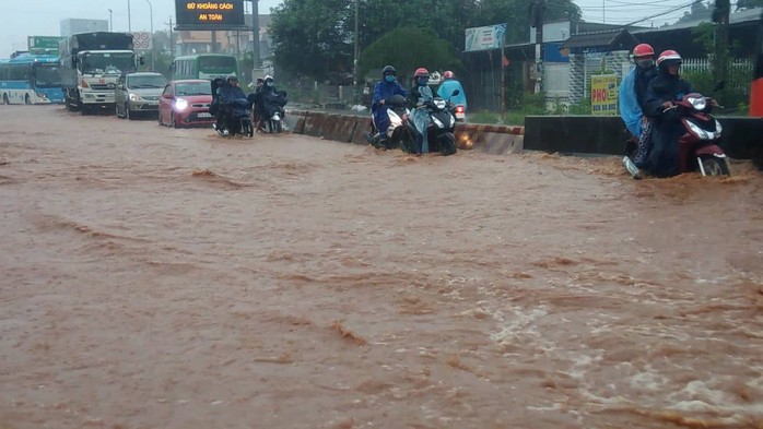 Miền Nam: Lúa ngập nước, giao thông tê liệt nhiều nơi - Ảnh 1.