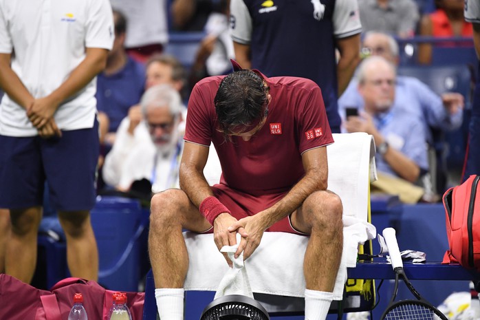 Clip Federer và Sharapova thua sốc ở vòng 4 US Open 2018 - Ảnh 12.