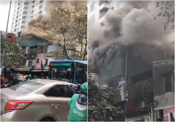 Hà Nội: Cháy lớn nhà 4 tầng kinh doanh đồ nhựa trên phố - Ảnh 4.