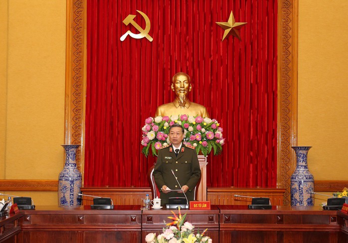 Bộ trưởng Tô Lâm chủ trì họp Đảng ủy Công an Trung ương - Ảnh 1.