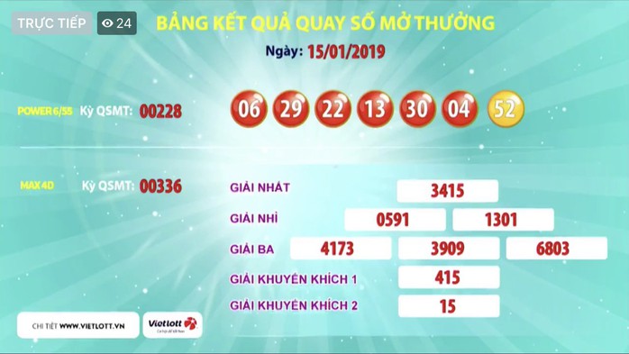 Trúng 77,2 tỉ đồng giải Jackpot 1 đầu tiên của năm 2019 - Ảnh 1.