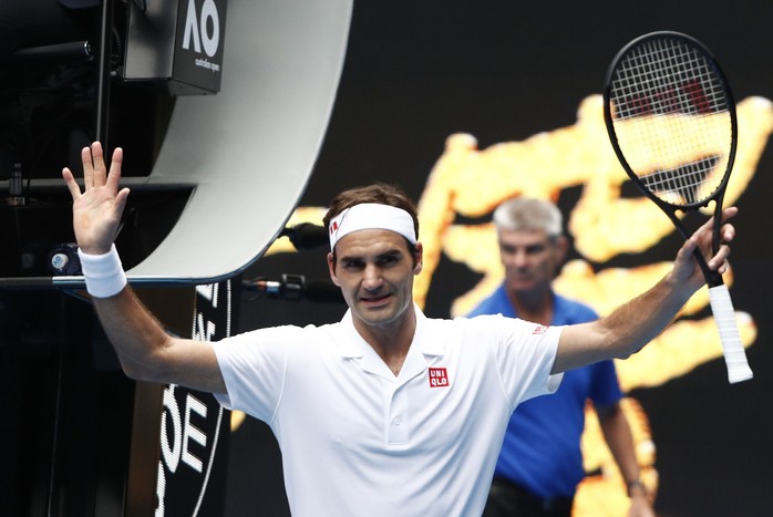Giải Úc mở rộng 2019: Roger Federer vất vả vượt vòng 2 - Ảnh 3.