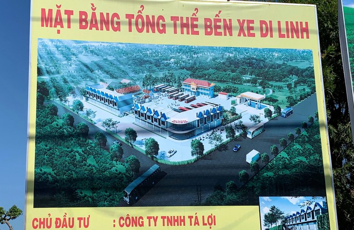 Hàng loạt sai phạm tại khu đất vàng bến xe Di Linh - Ảnh 1.