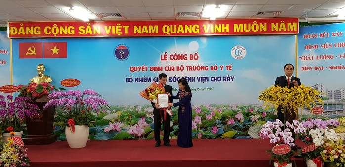 Bệnh viện Chợ Rẫy có giám đốc mới, 46 tuổi - Ảnh 1.