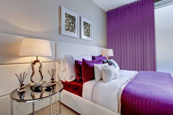 Trái tim lạc nhịp trước căn phòng ngủ mang sắc tím mộng mơ - Ảnh 2. Trái tim lạc nhịp trước căn phòng ngủ mang sắc tím mộng mơ - Ảnh 2.