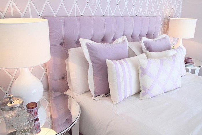 Trái tim lạc nhịp trước căn phòng ngủ mang sắc tím mộng mơ - Ảnh 11. Trái tim lạc nhịp trước căn phòng ngủ mang sắc tím mộng mơ - Ảnh 11.